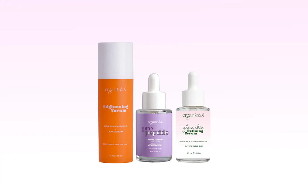 Which Organic Lab Serum Is Right for You? The Complete Guide to Glass Skin, Vitamin C, Peptide & Niacinamide + Daily Defence SPF 50