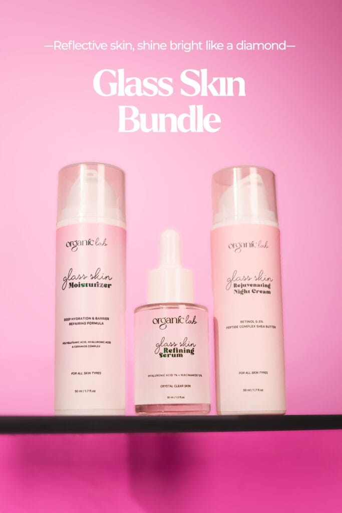 Glass skin refining serum + Glass skin rejuvenating night cream + Moisturiser Glass Skin Bundle: