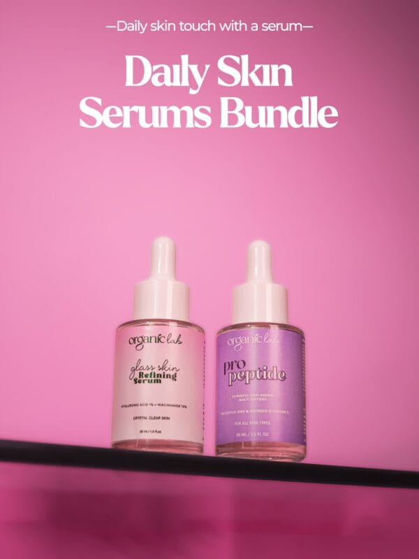 Pro Peptide serum + Glass Skin refining serum Daily Skin Serums Bundle: