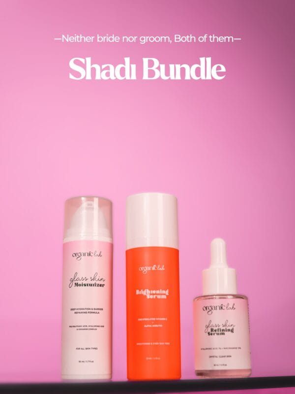 Introducing the Shadi Bundle ✨ – the perfect skincare trio for all the beautiful brides-to-be! 💍 -Glass Skin Refining Serum -Brightening Serum  -Moisturizer