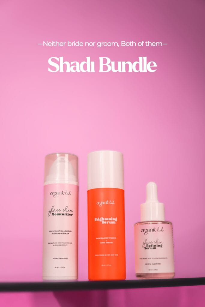 Introducing the Shadi Bundle ✨ – the perfect skincare trio for all the beautiful brides-to-be! 💍 -Glass Skin Refining Serum -Brightening Serum  -Moisturizer