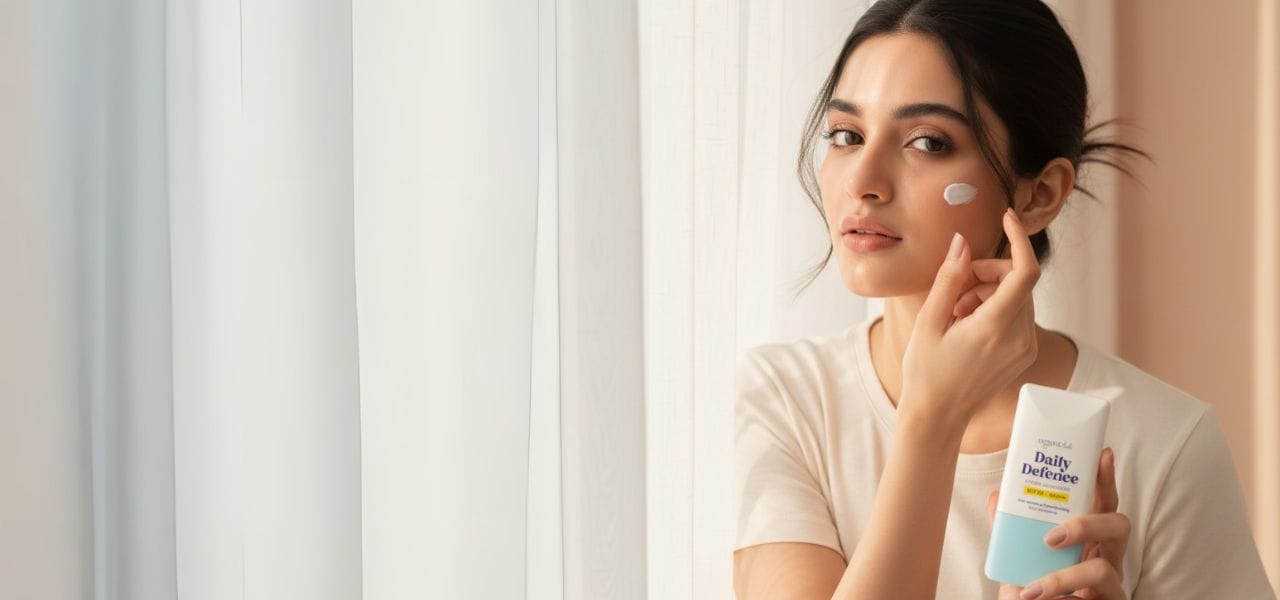Sunscreen indoors in Pakistan — hero banner